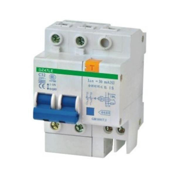 Disjoncteur différentiel 220 V/380 V DZ47LE (C45)